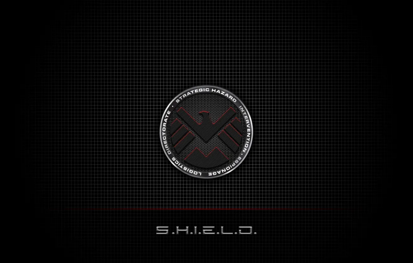 Photo wallpaper wallpaper, Eagle, logo, Marvel, Falcon, series, Agents of S.H.I.E.L.D., S. H. I. E. L. D.