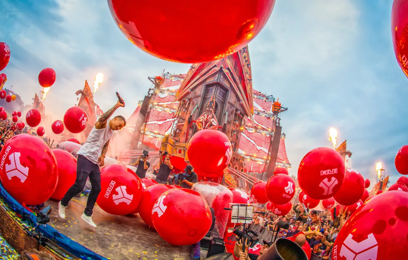 Photo wallpaper Hardstyle, Defqon1, Headhunterz, Qdance