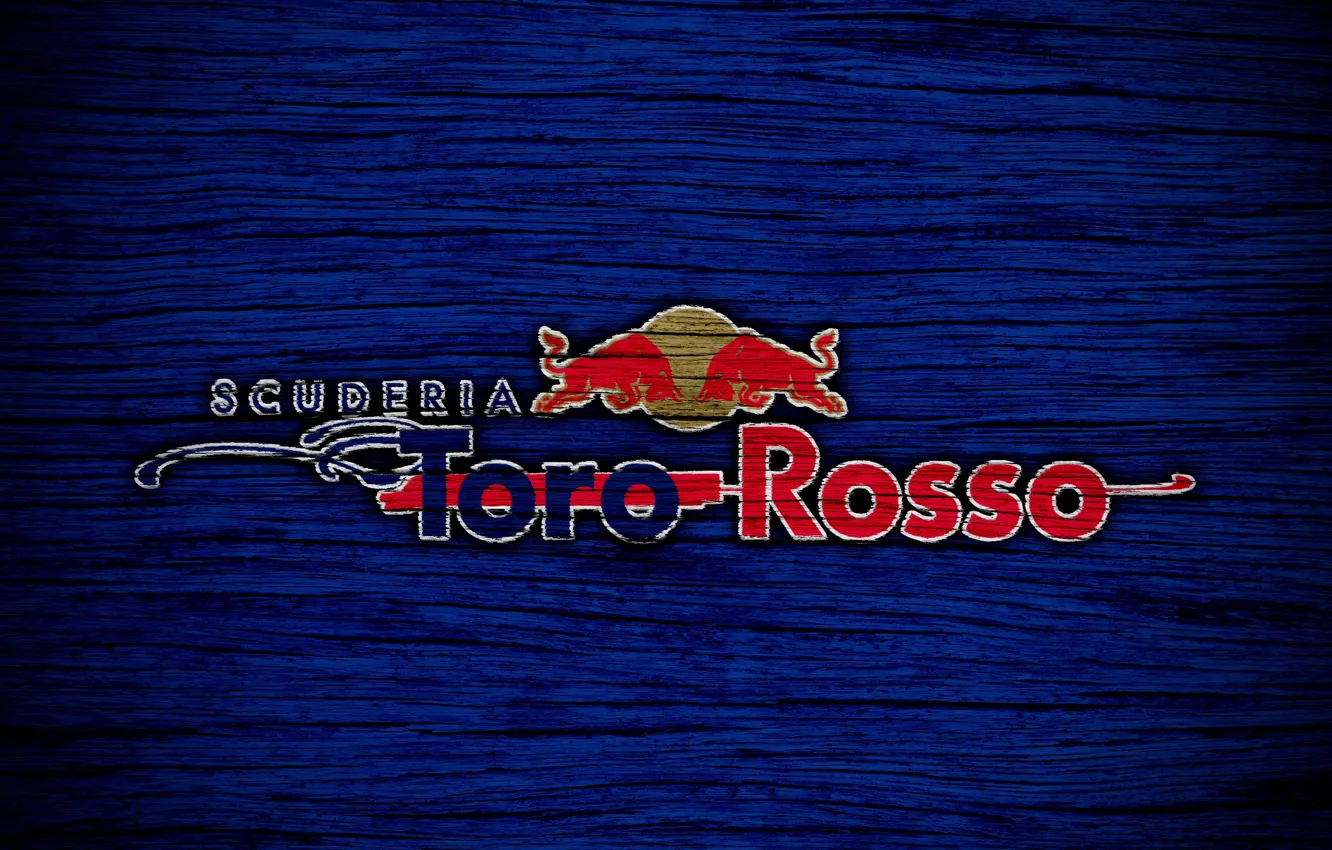 Photo wallpaper wallpaper, sport, logo, Formula 1, Red Bull Toro Rosso
