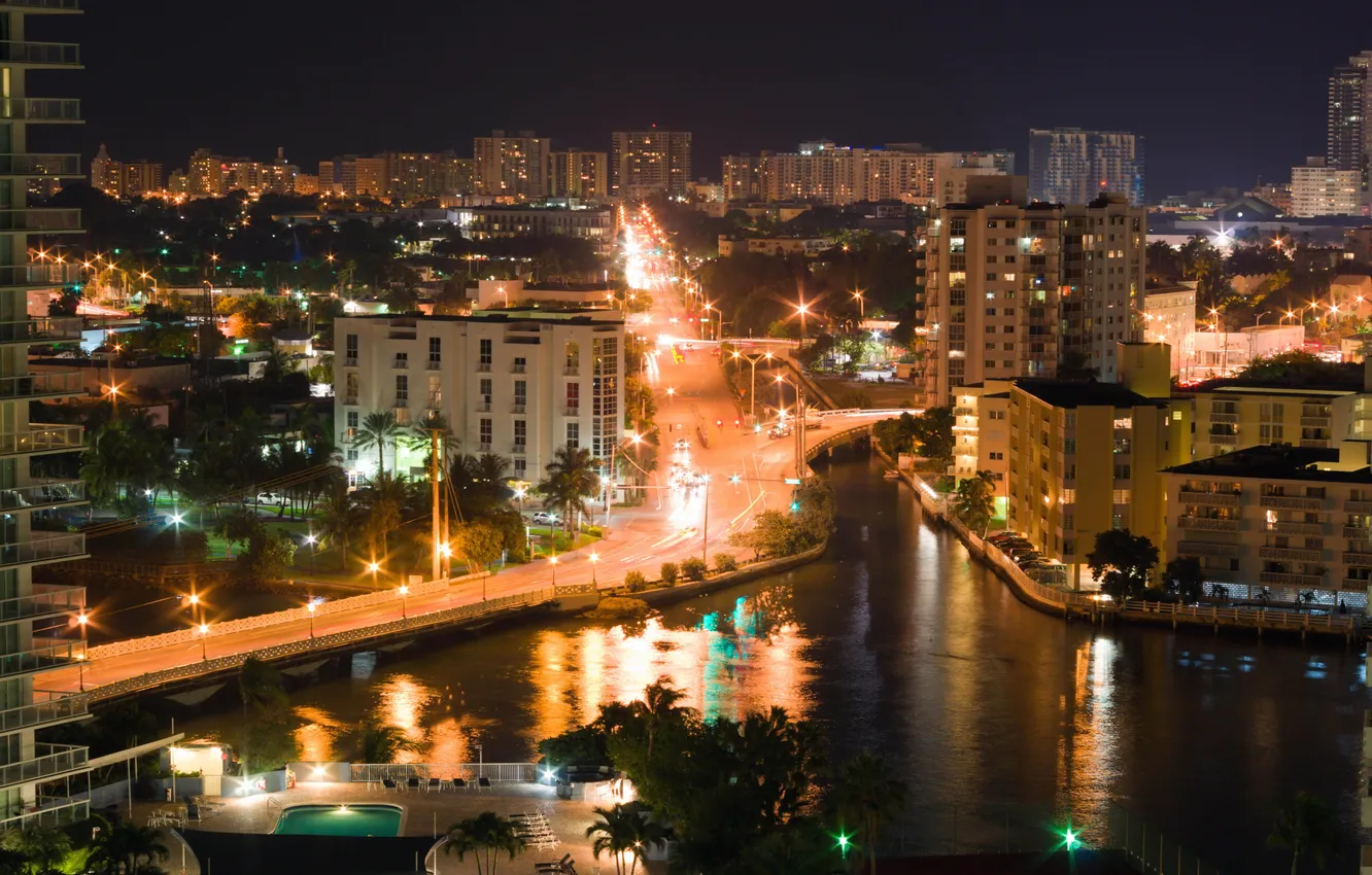 Photo wallpaper city, the city, FL, USA, USA, Miami, Florida, Miami