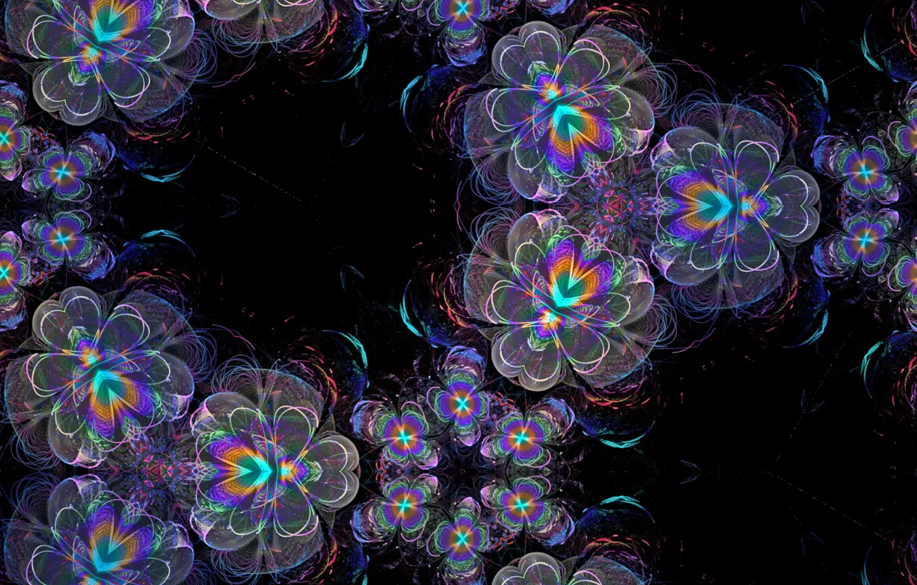 Photo wallpaper line, background, pattern, fractal, symmetry