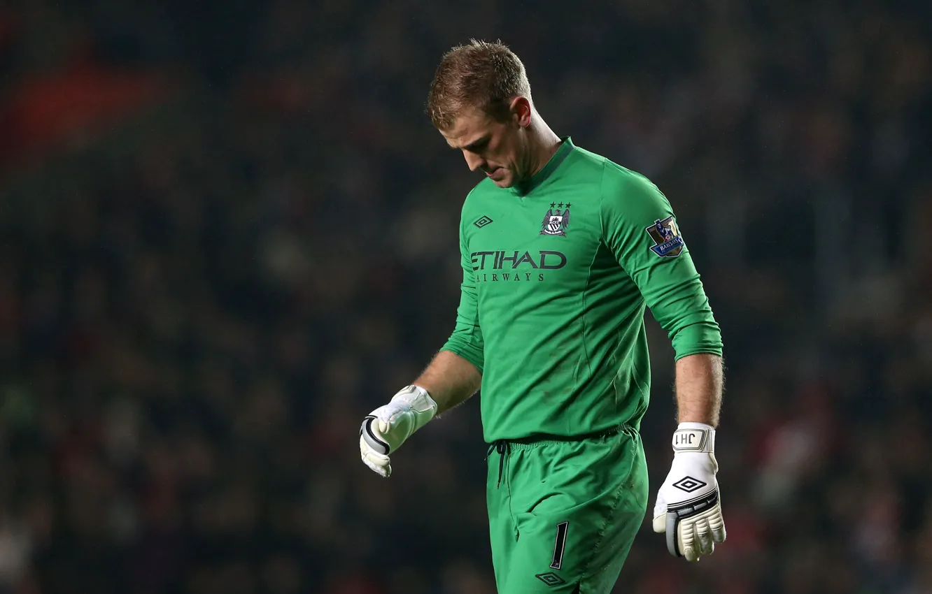Photo wallpaper football, sport, football, Sport, Manchester city, Manchester City, Joe Hart, Joe HART
