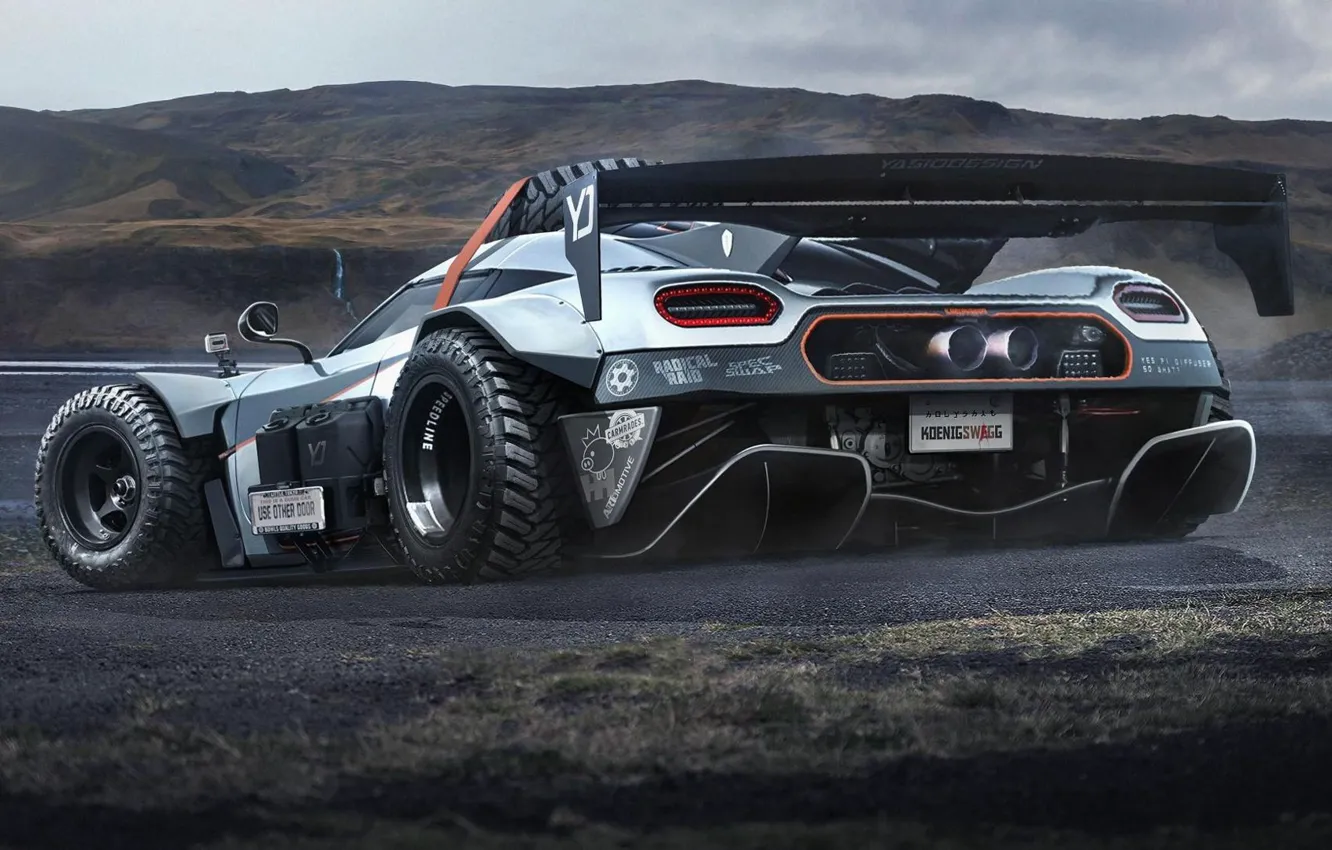 Photo wallpaper Concept, track, concept, power, Koenigsegg, SUV, the concept, power