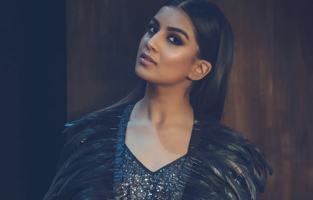 Photo wallpaper girl, hot, sexy, eyes, smile, beautiful, figure, model