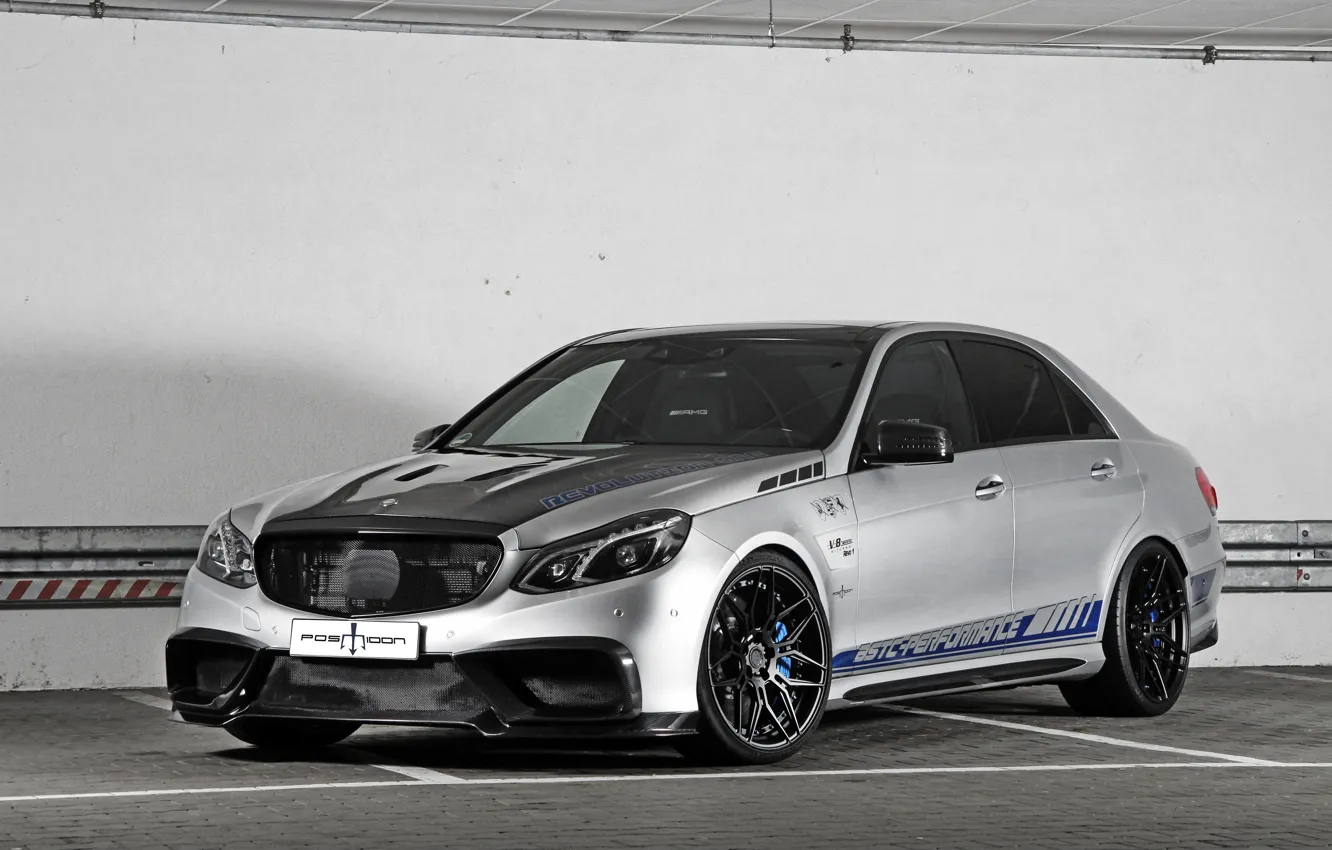 Photo wallpaper Mercedes-Benz, E-Class, Mercedes, AMG, W212, Posaidon