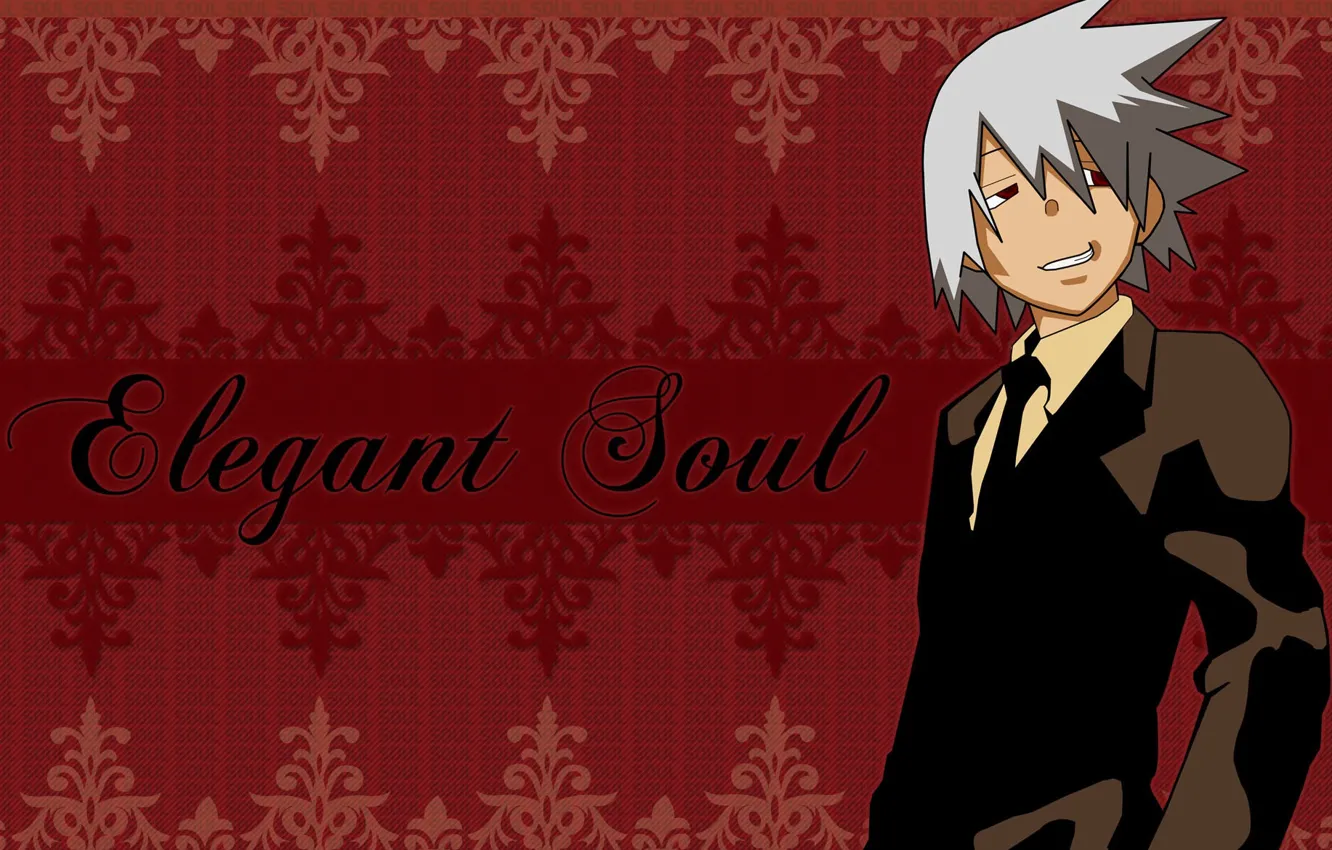 Photo wallpaper guy, Soul eater, red background, Soul Eater