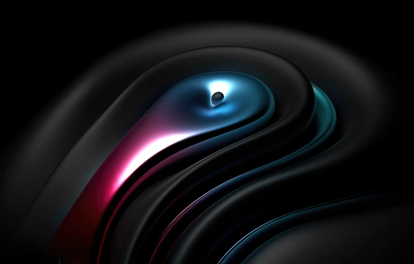 Photo wallpaper abstraction, dark, Shine, abstract, curves, dark, marble, shine
