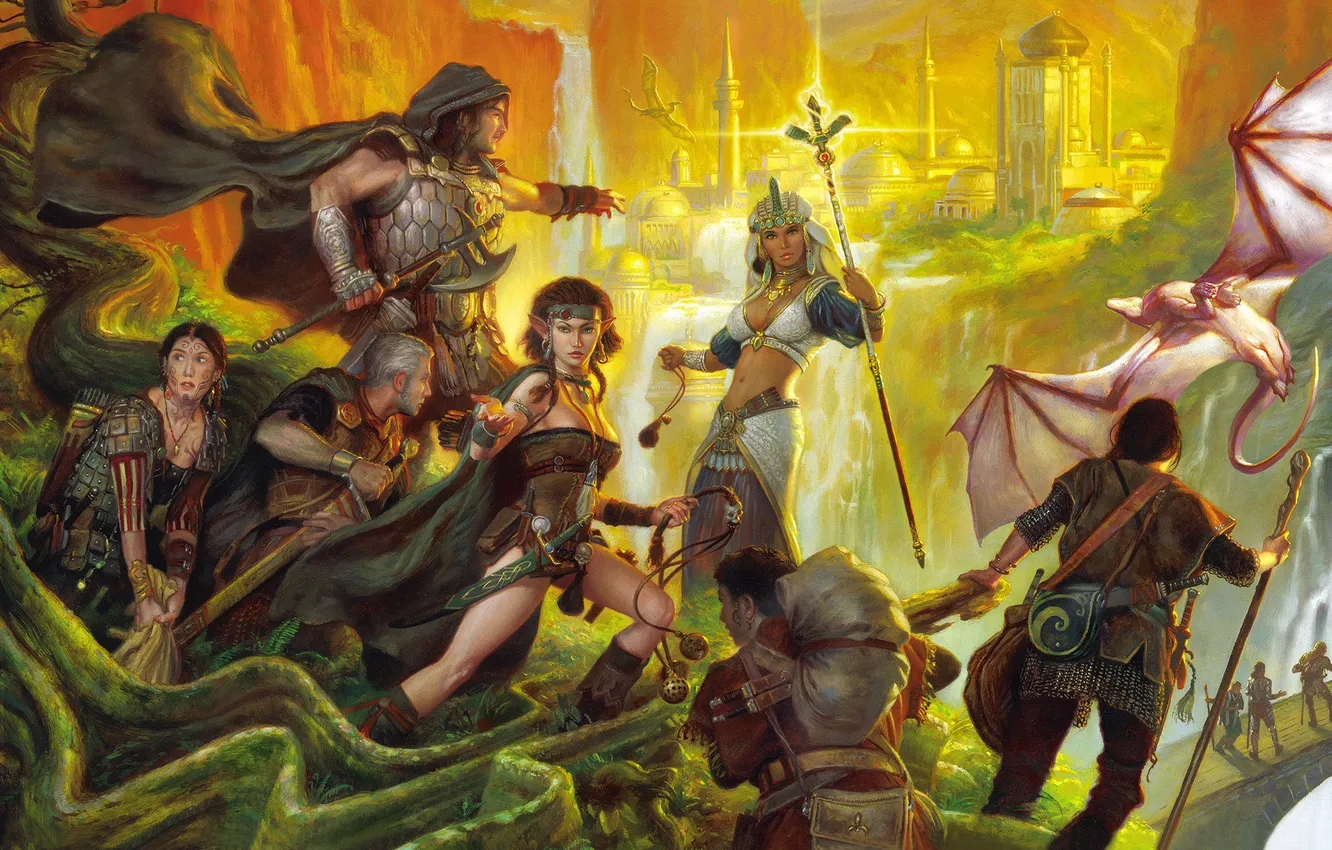 Photo wallpaper elf, people, warrior, hero