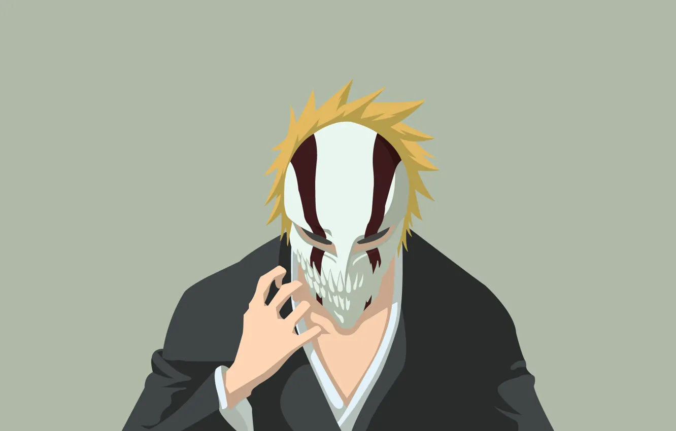 Photo wallpaper mask, Bleach, Ichigo Kurosaki