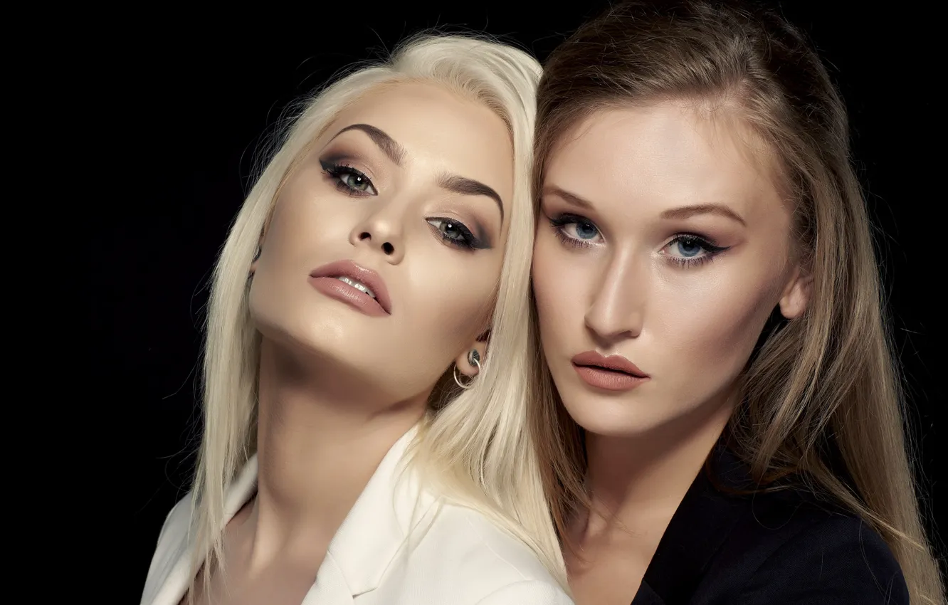 Photo wallpaper look, girl, model, hair, makeup, alyx, Romaine