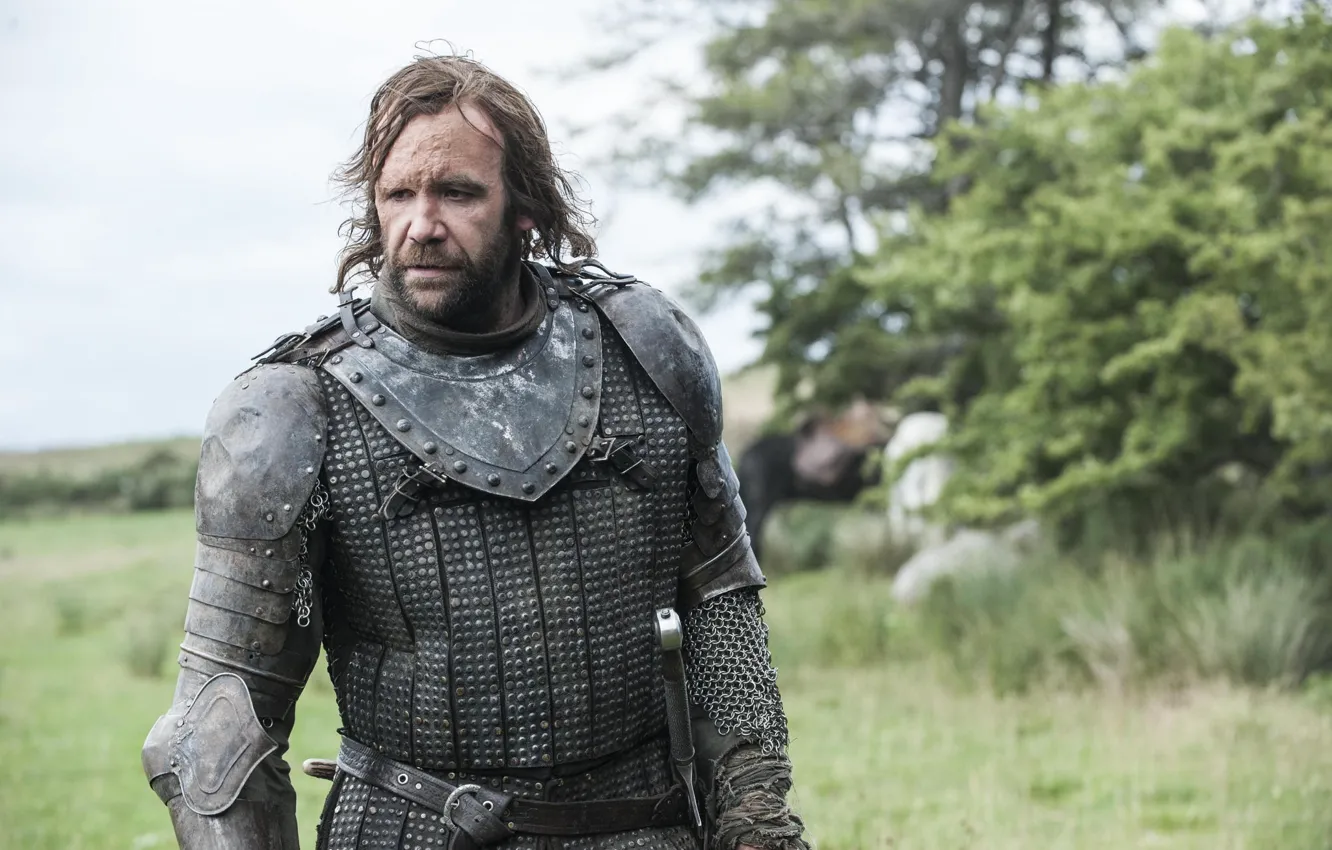 Photo wallpaper nature, armor, warrior, dog, Game of Thrones, Game of thrones, The Hound, Sandor Clegane