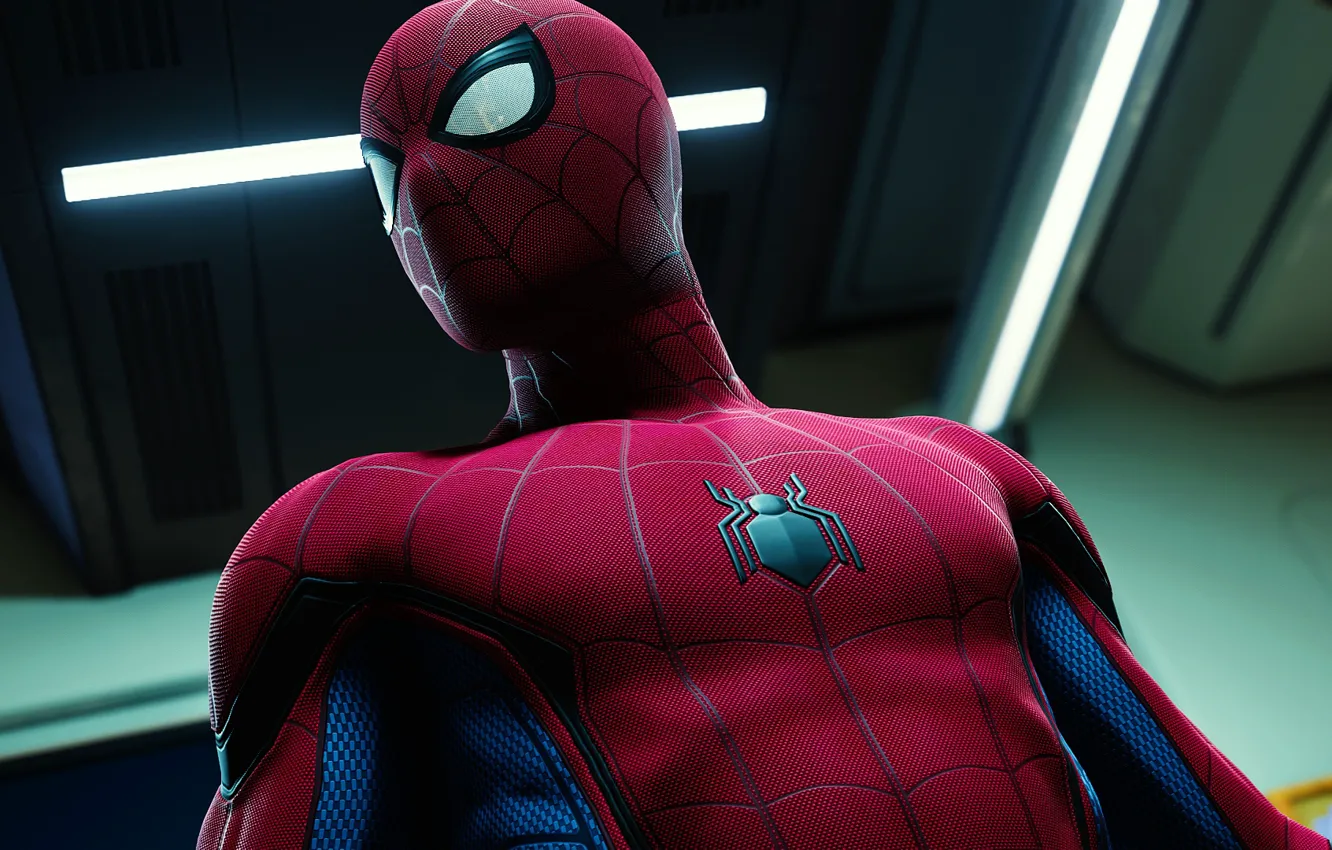 Photo wallpaper spider, costume, Spider Man, Spider-man