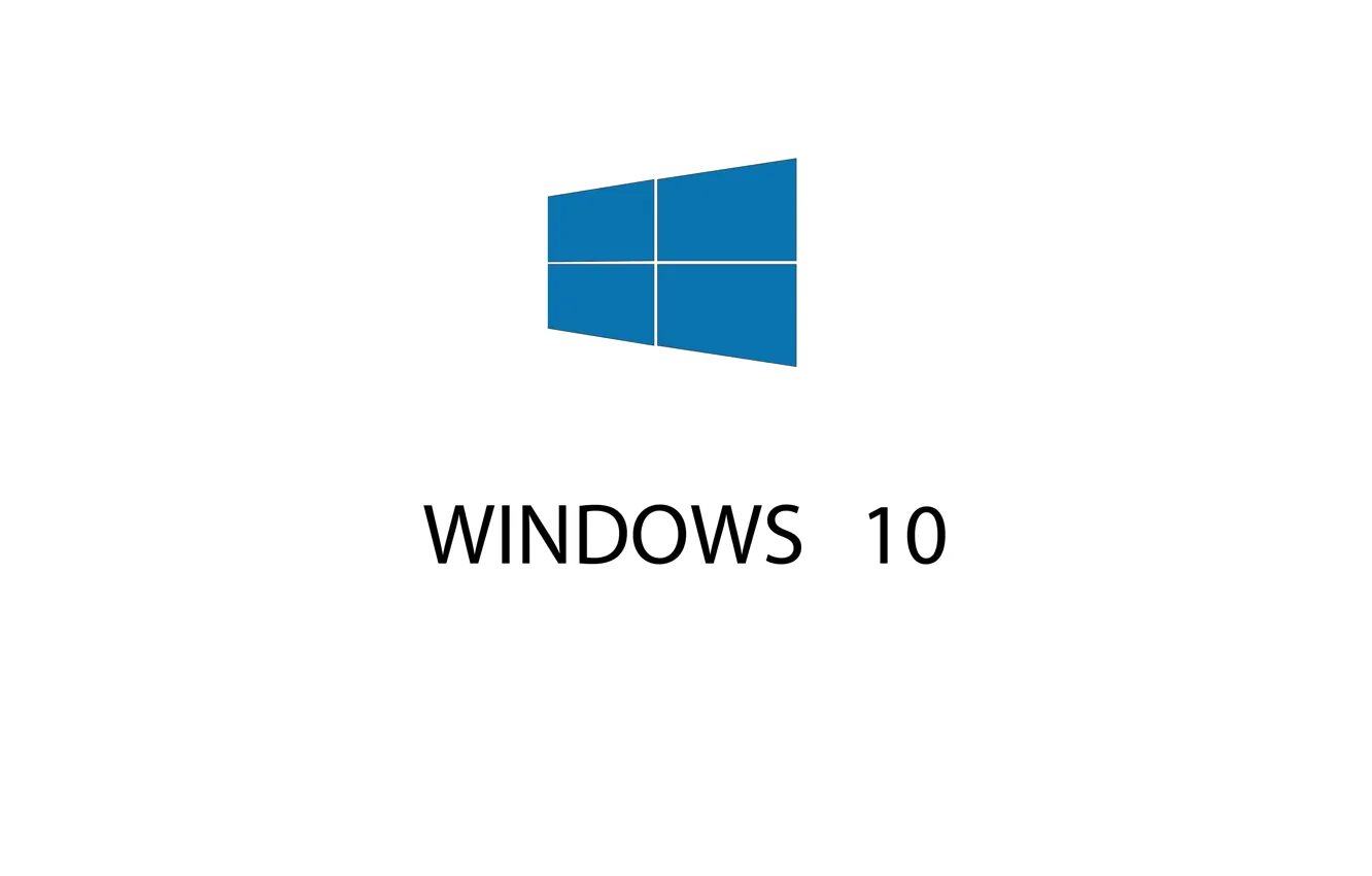 Photo wallpaper Windows, emblem, hi-tech, windows 10