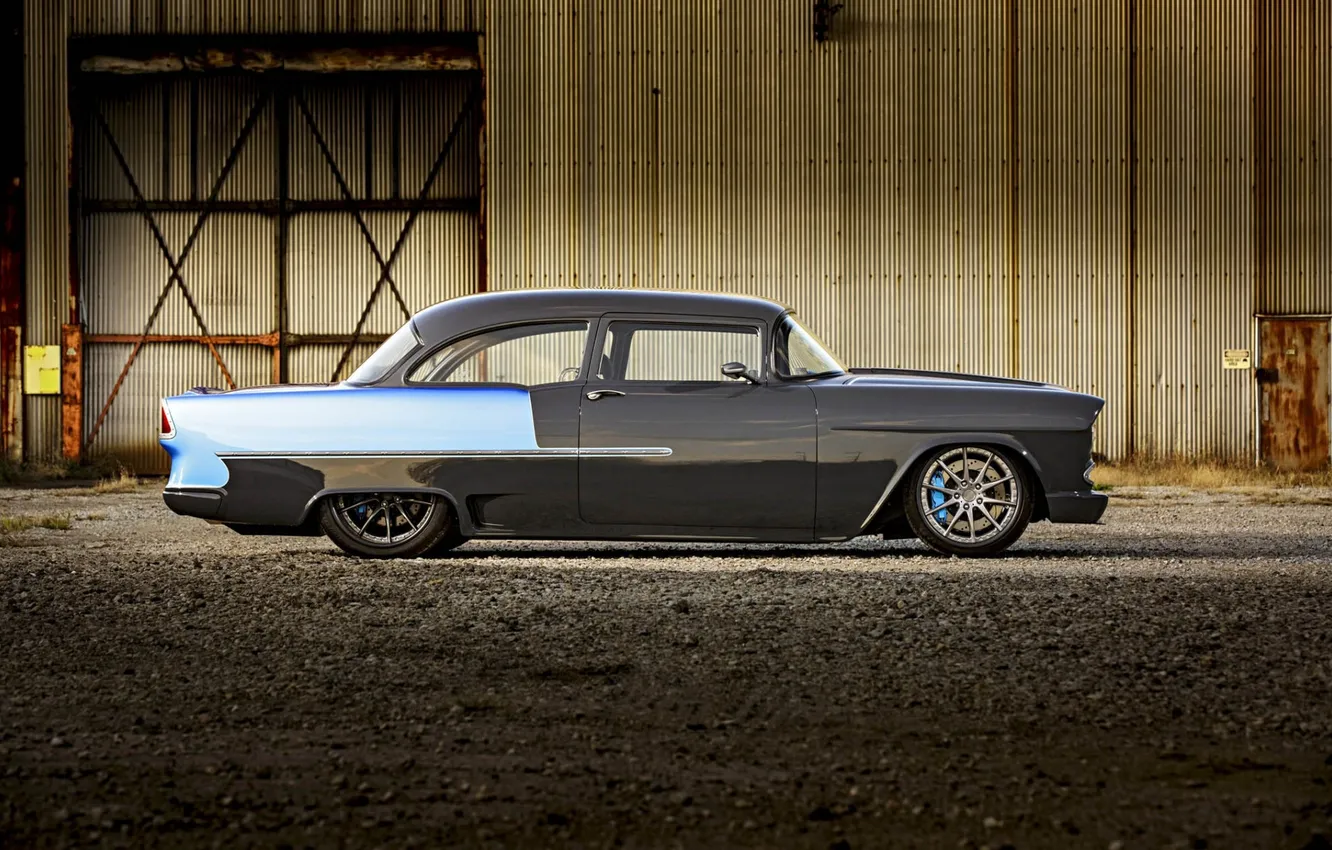 Photo wallpaper auto, Chevrolet, Bel Air, custom