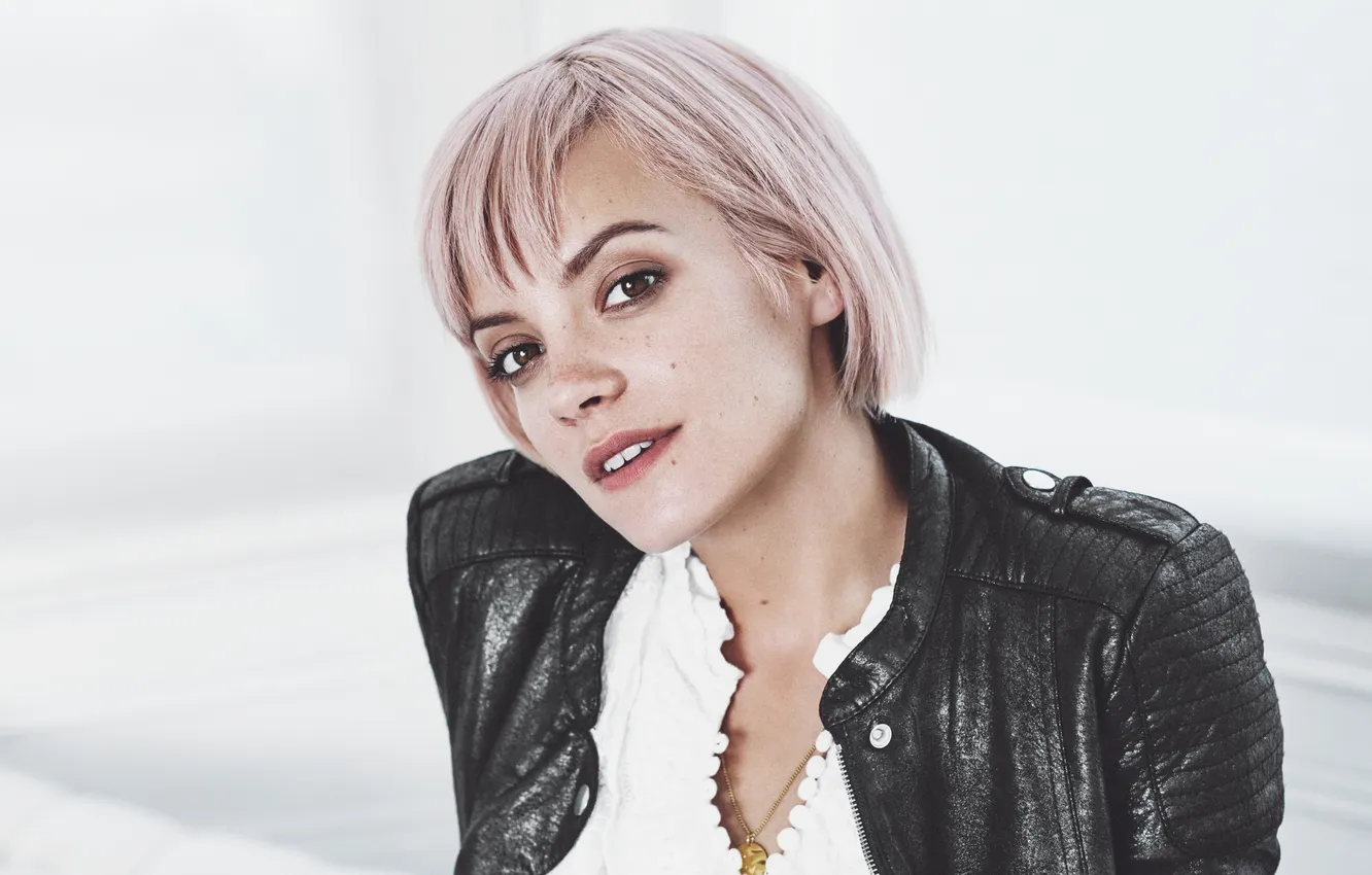 Photo wallpaper model, clothing, makeup, advertising, actress, jacket, hairstyle, blonde