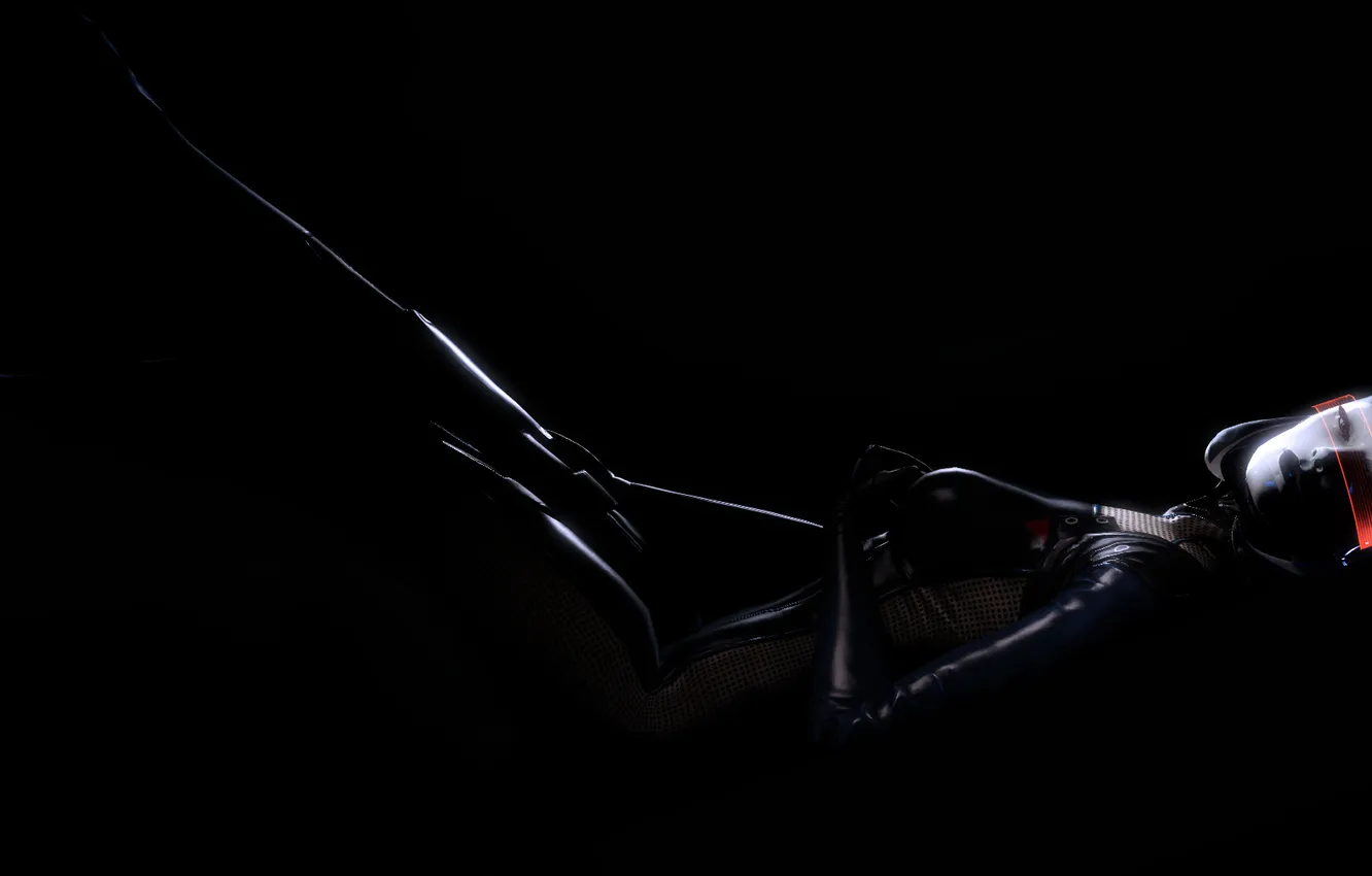 Photo wallpaper look, background, robot, lies, Android, mass effect, Susie