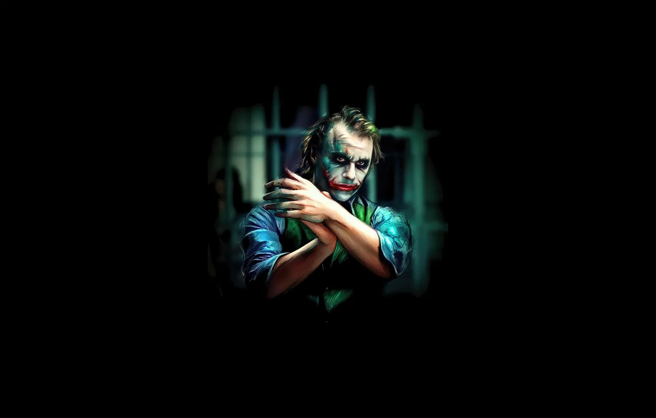 Photo wallpaper Joker, clown, male, Joker, makeup, Marvel, OLED, comic book hero