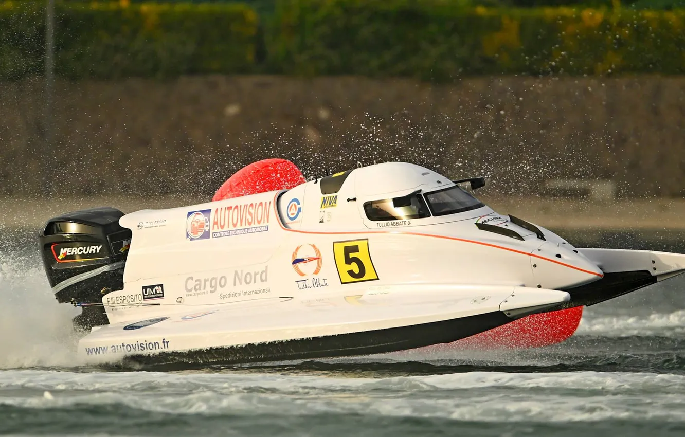 Photo wallpaper race, boat, speed