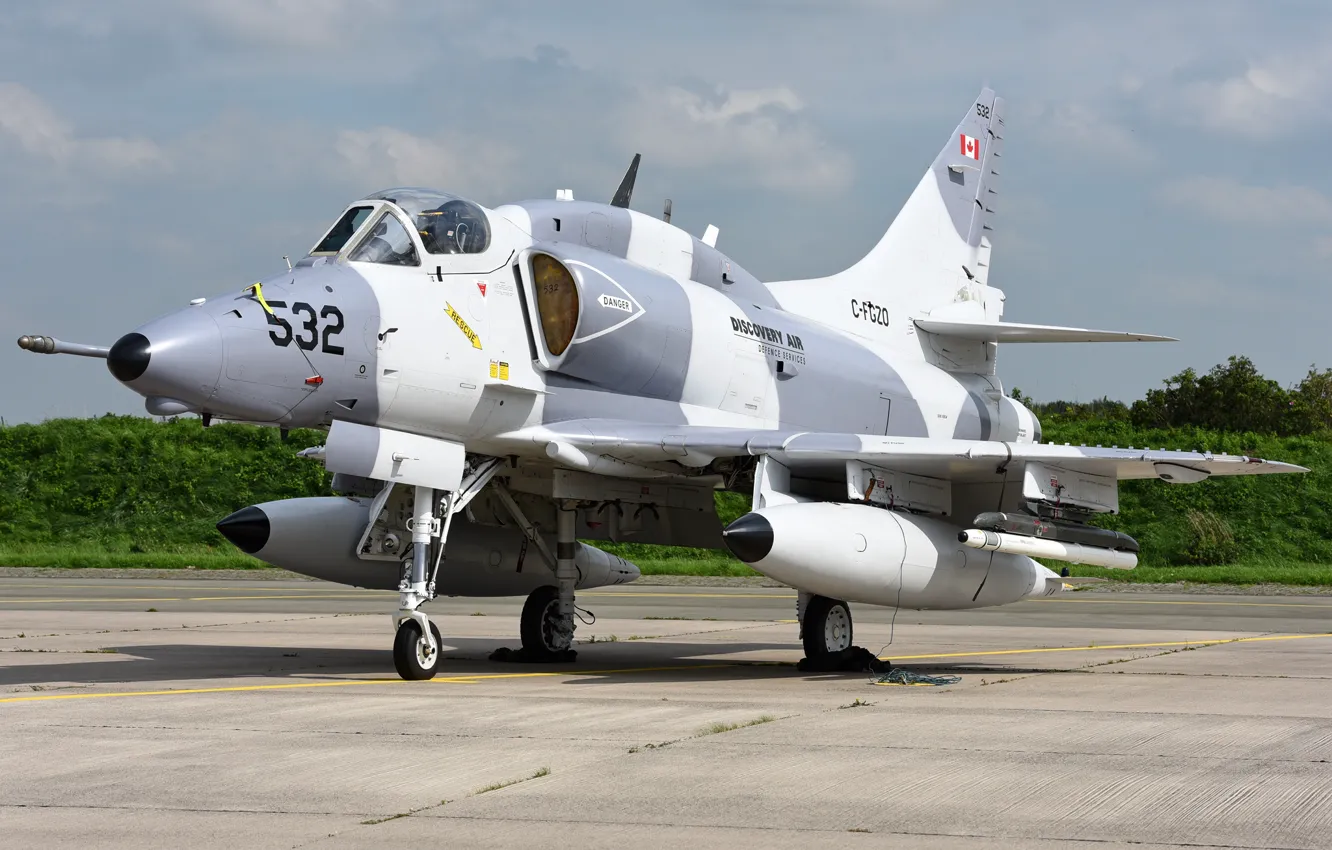 Photo wallpaper attack, easy, A-4 Skyhawk, "Skyhawk", Douglas A-4N