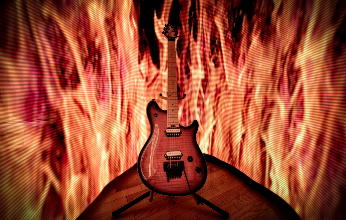 Photo wallpaper music, background, guitar