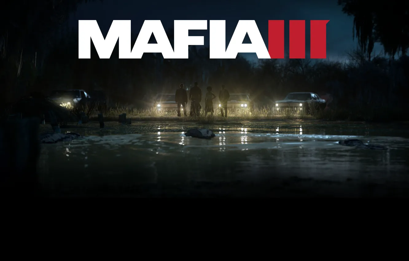 Photo wallpaper machine, night, trunks, screenshot, Mafia III