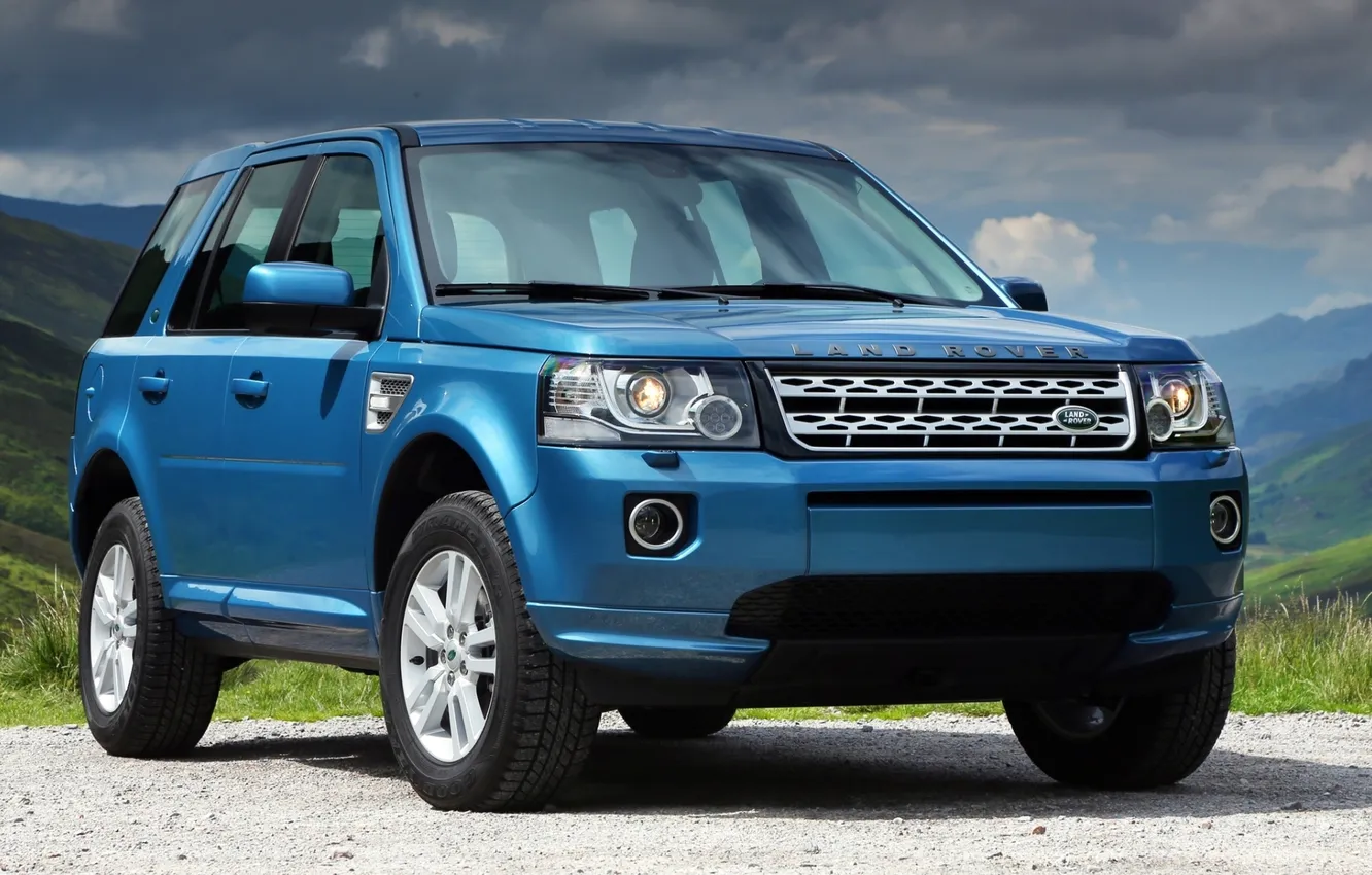 Photo wallpaper the sky, mountains, jeep, Land Rover, crossover, Freelander, Land Rover, SD4