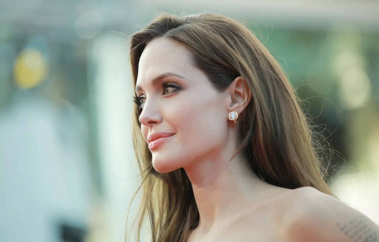 Photo wallpaper Angelina Jolie, model, actress, mother