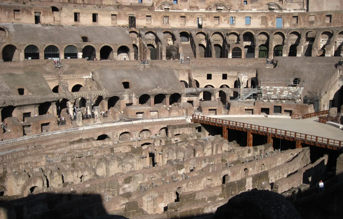 Photo wallpaper Rome, Colosseum, Italy, roma, Italy, Colosseum, Rome, Italia