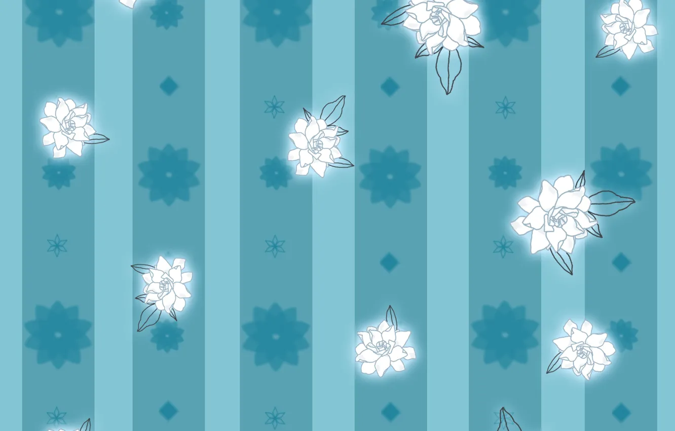 Photo wallpaper texture, flowers, Gardenia, white flowers