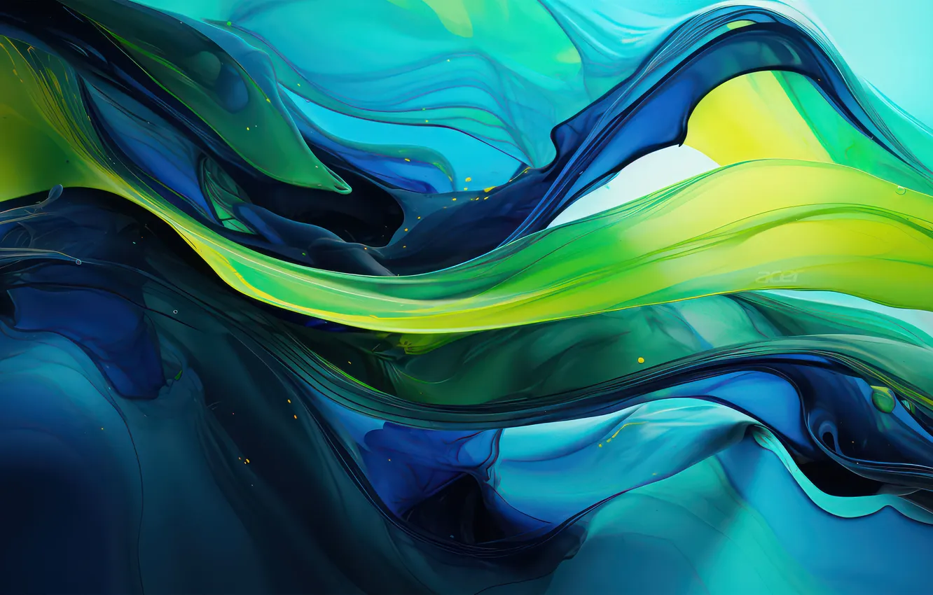 Photo wallpaper wave, abstraction, color