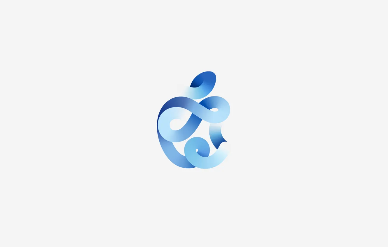 Photo wallpaper Apple, logo, September event 2020, apple logo light Mode