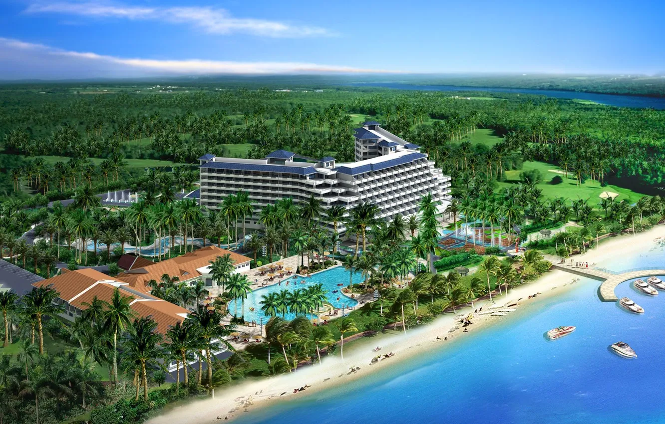 Photo wallpaper the city, future, the project