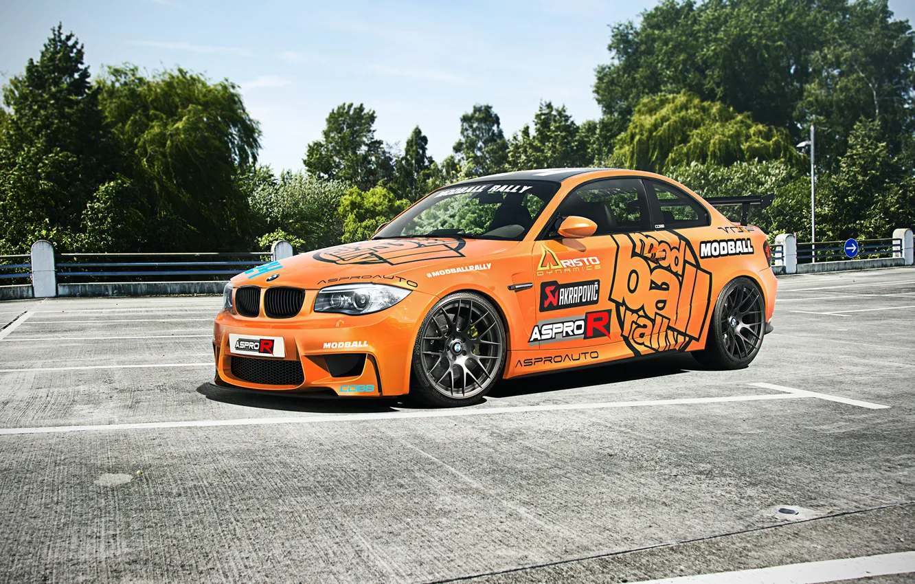 Photo wallpaper car, rechange, bmw 1M