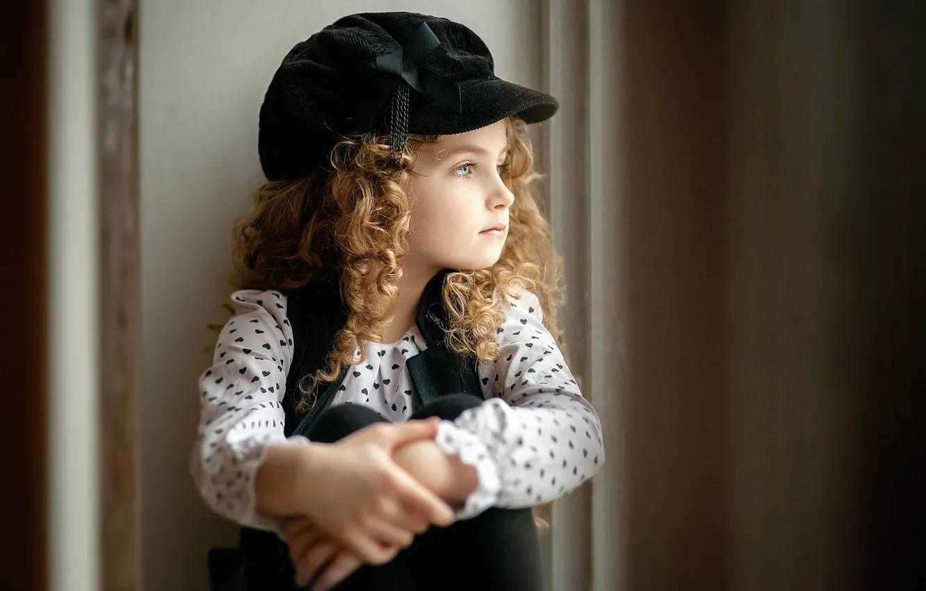 Photo wallpaper portrait, girl, Sergey Piltnik