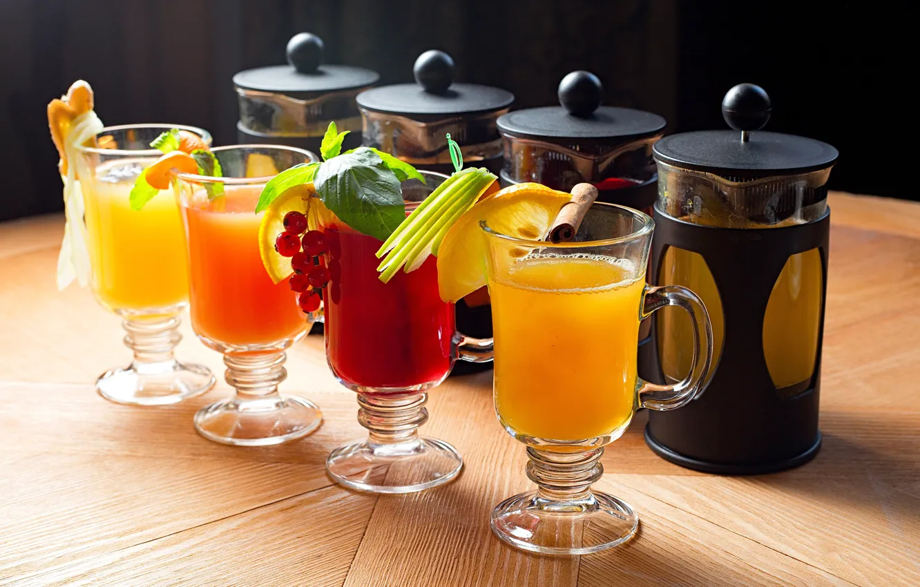 Photo wallpaper glass, orange, juice, juice, drink, drinks