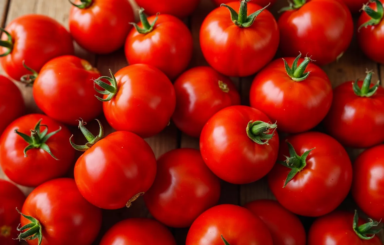 Photo wallpaper red, harvest, tomatoes, a lot, tomatoes, ripe, AI art, neural network