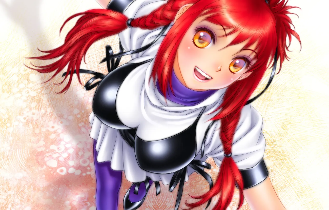 Photo wallpaper look, girl, joy, street, walk, art, toshiki yui