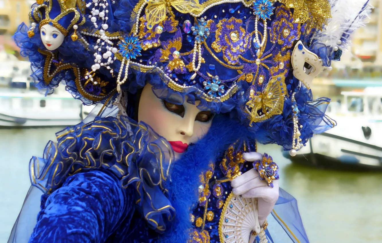 Photo wallpaper decoration, mask, carnival, Carnival Mask
