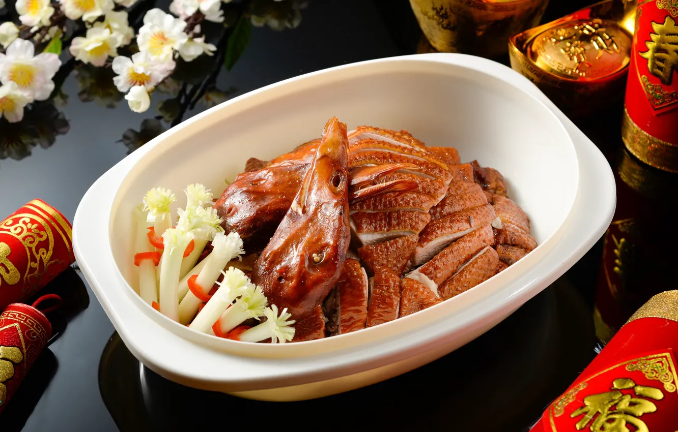 Photo wallpaper food, delicious, meat dish