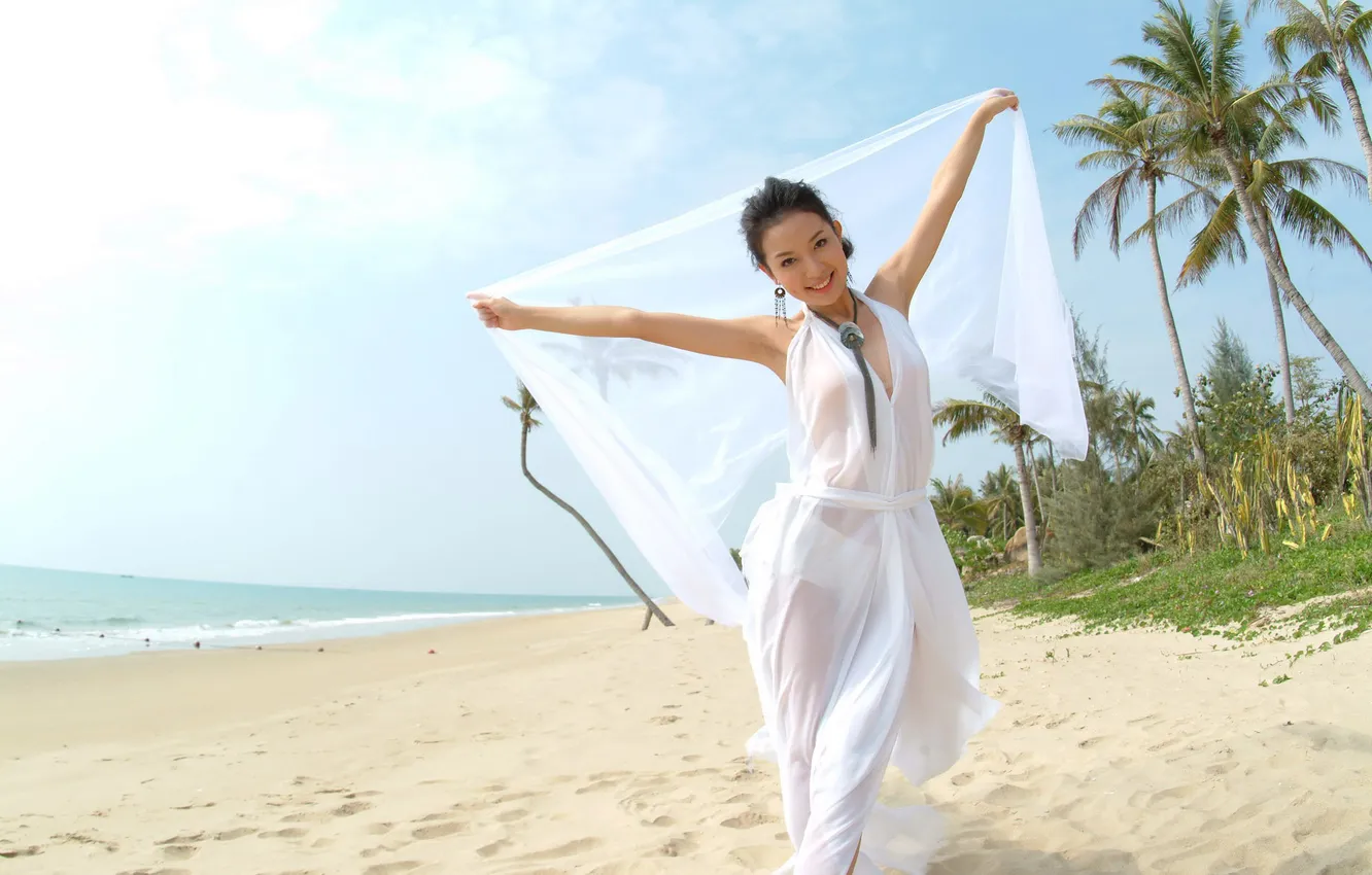 Photo wallpaper sand, beach, Asian, Cape