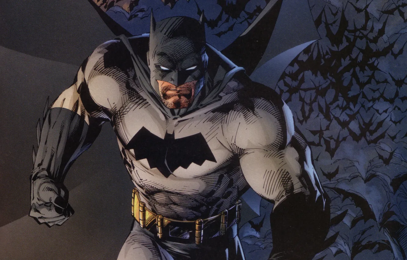 Photo wallpaper Batman, bats, comic