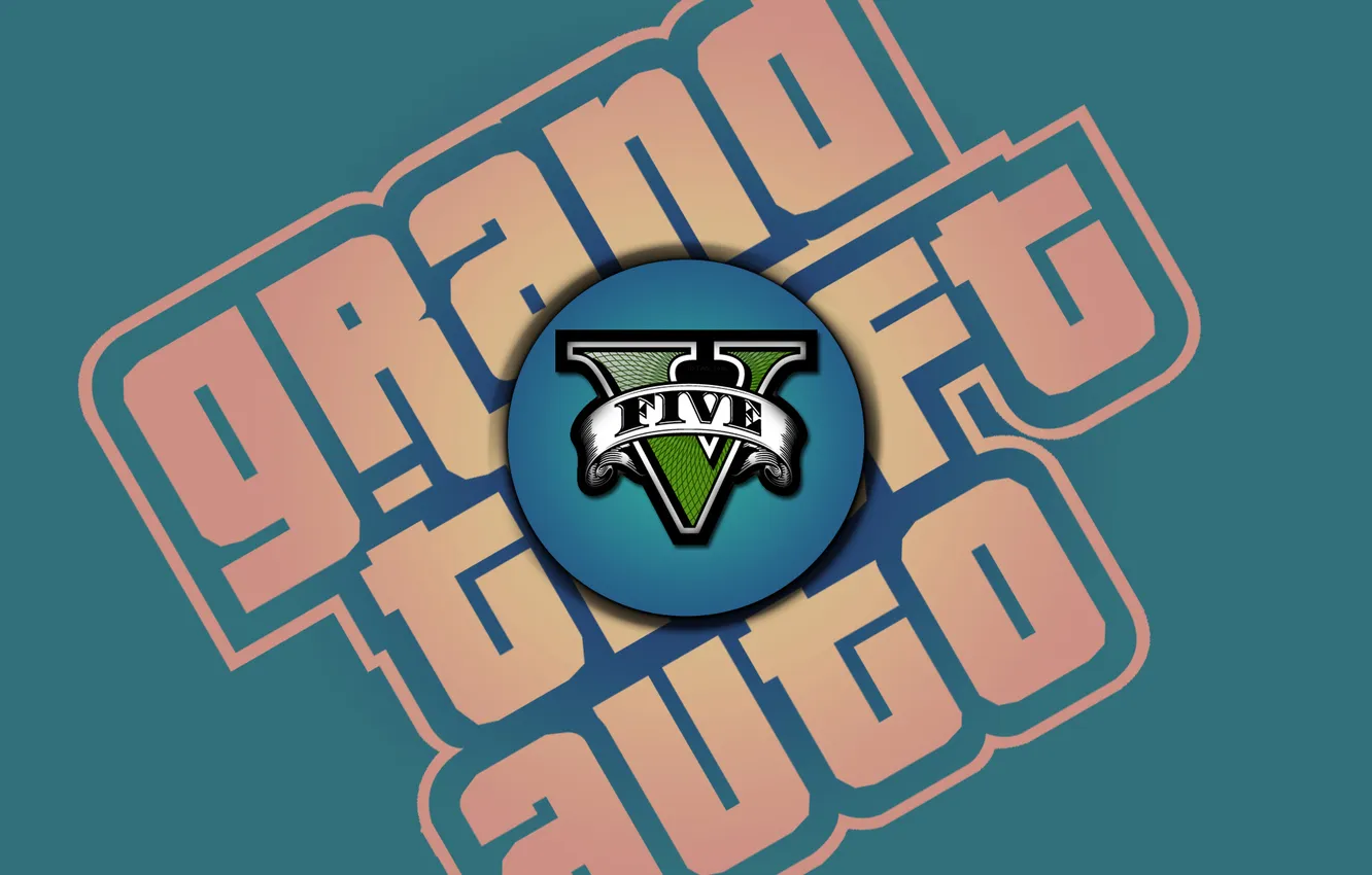 Photo wallpaper logo, logo, gta, GTA, Grand Theft Auto 5