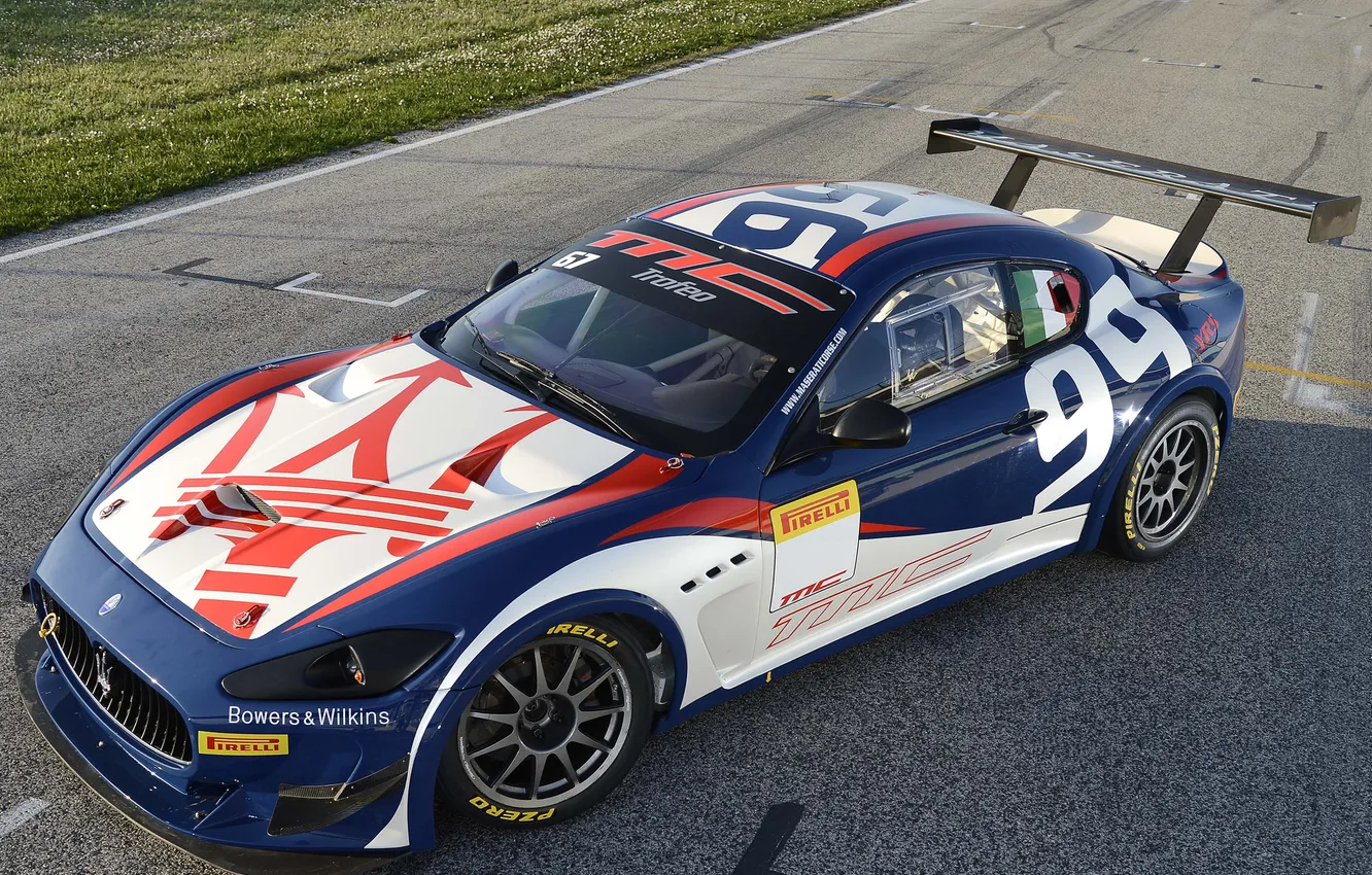 Photo wallpaper machine, sport, Maserati, GranTurismo, Maserati, race car, Trophy