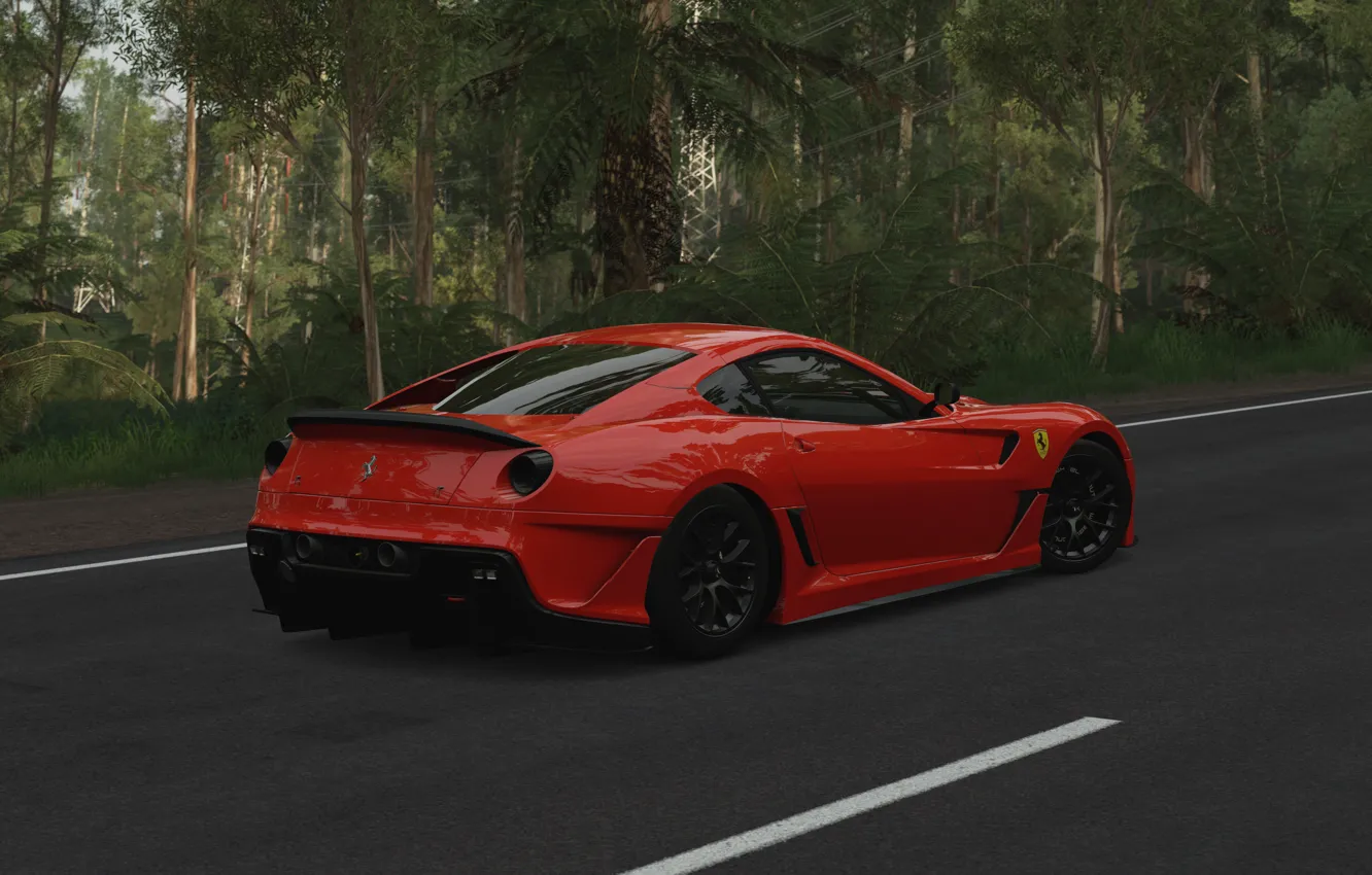 Photo wallpaper road, Ferrari, Forza Horizon 3