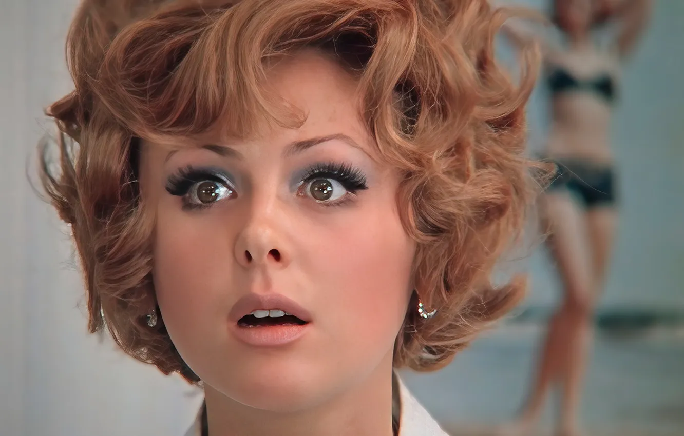 Photo wallpaper look, girl, retro, movie, the film, Comedy, actress photos