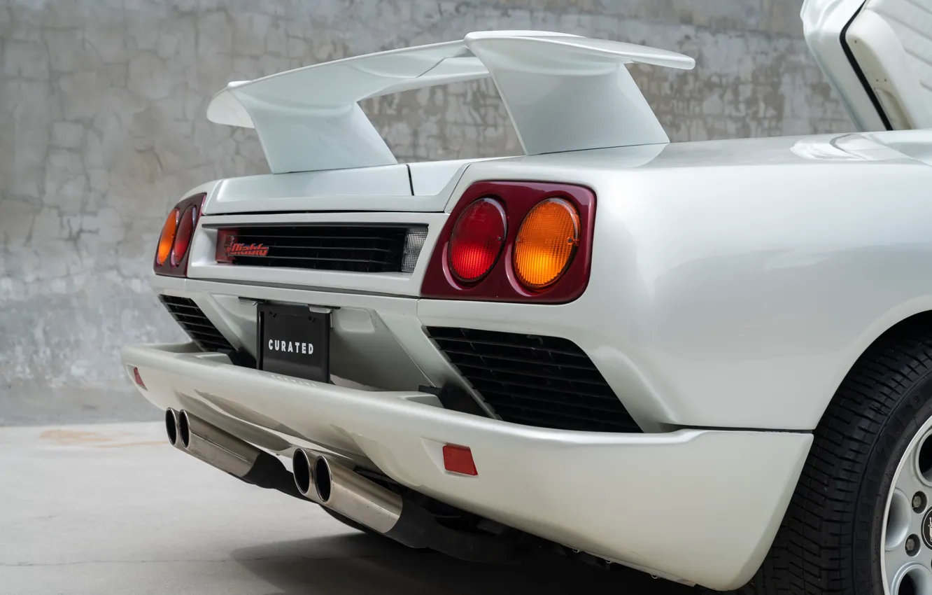 Photo wallpaper Lamborghini, Diablo, Lamborghini Diablo, rear wing