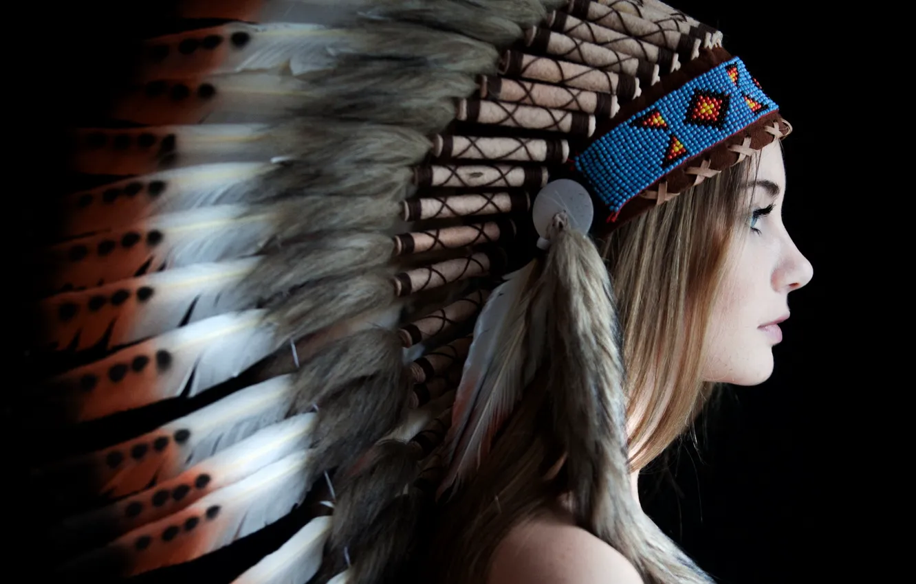 Photo wallpaper girl, style, portrait