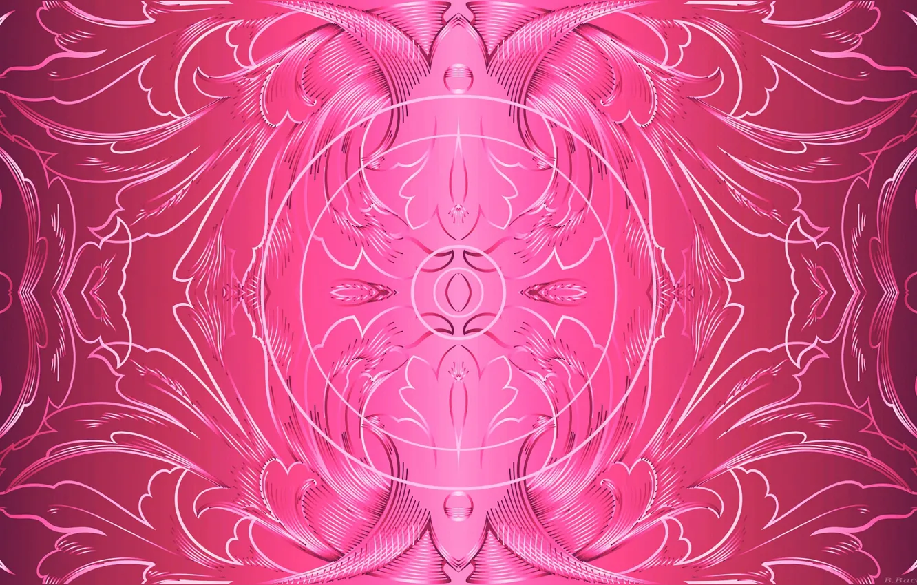 Photo wallpaper background, pink, patterns