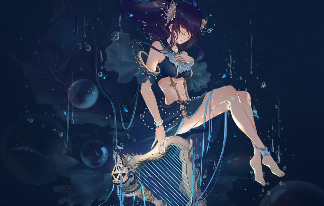 Photo wallpaper girl, Sinoalice, Ningyou Hime