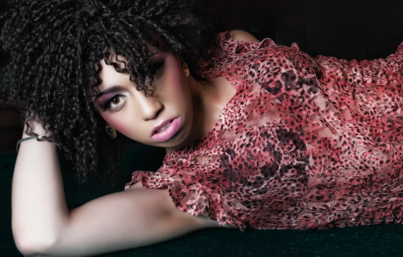 Photo wallpaper pose, model, ria